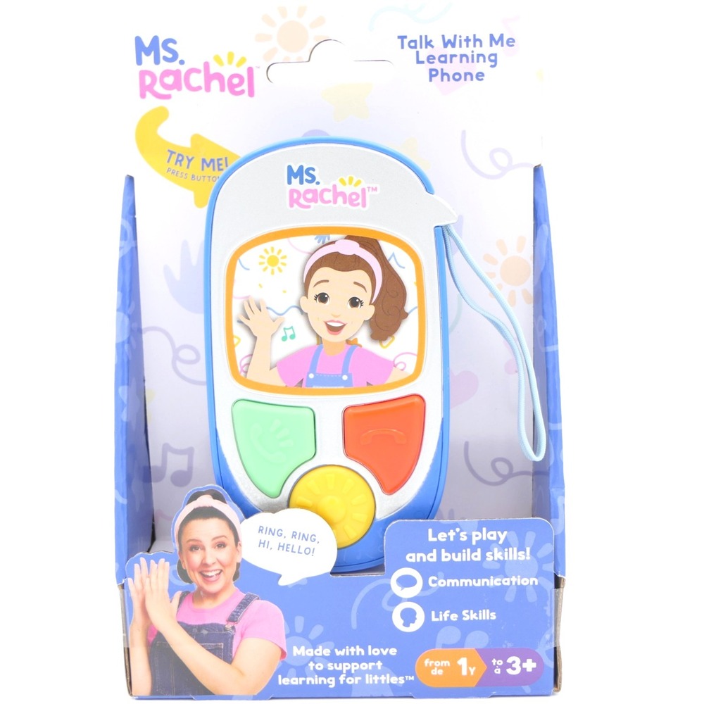Spin Master Ms. Rachel Talk With Me Learning Phone Ages 1-3+ Education Skill Toy